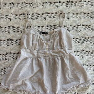 Brandy Melville Cream Camisole Top